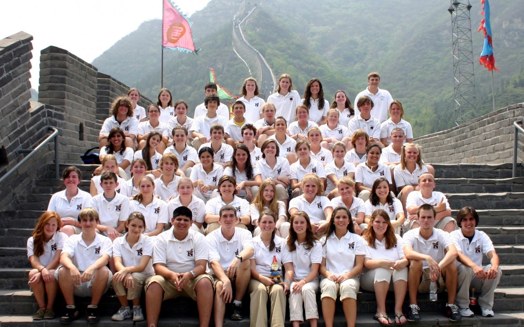 Niceville High School Singers Learn and Perform in China