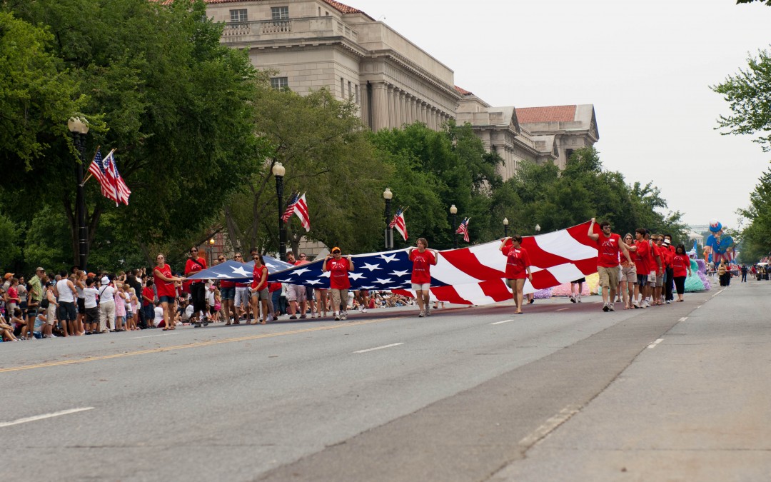 North Pulaski High School Band March in the National Independence Day Parade