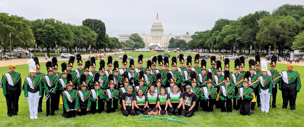 The Kelly High School Marching Band Marches in DC