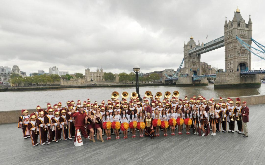 USC Trojan Marching Band in London